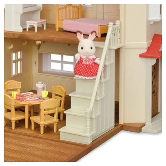 Epoch Sylvanian Families Calico Critters Luxury Townhome Replacement Stairs - Picture 6 of 6